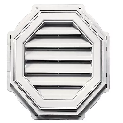 Mid America Octagon Vinyl Gable Vents (In Stock Now) • $72.50