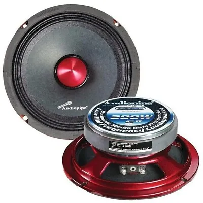 Audiopipe APMB-628PR | 6 Inch 200W 4 Ohm Pro Audio Car Speaker 6in (One) • $37.67