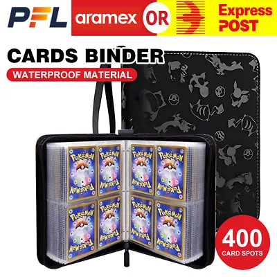 400 Pockets Card Folder Binder Album Book Cards Holder Case For CCG Game Cards • $19.94