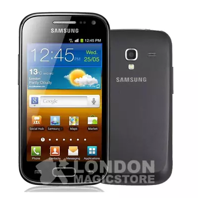 Samsung Galaxy Ace 2 GT-I8160 4GB Black Unlocked Smartphone - Good Condition • £18.95