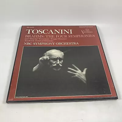 4-LP+Insert / RCA Victrola VIC-6400 / Toscanini-NBC / Brahms Four Symphonies Etc • $7.28