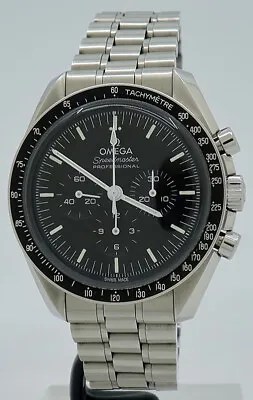 Omega Ref 31030425001001 Steel Manual Cal.3861 42mm Speedmaster Moonwatch Chrono • $11000