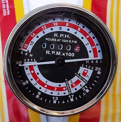 MASSEY FERGUSON  135 KPH DUAL CLUTCH A.3 152 Diesel Engine TACHOMETER  899423M91 • $17.79