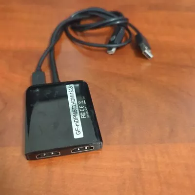 Displayport Mini To Two HDMI Adapter - GoFanco GFmDPMST2HDMI1835 • $12
