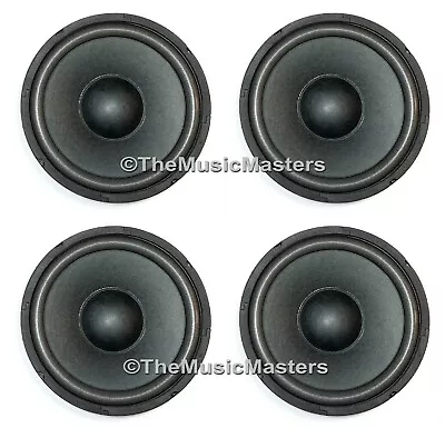 (4) 8 Inch Car Audio Stereo Sound OEM Style WOOFERS Bass Speakers 4 Ohm Subs • $79.99