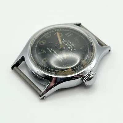 Clinton Vintage 17 Jewels Non-Magnetic Shock-Absorber Mechanical 29mm Ticking • $39.99