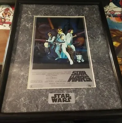 Star Wars: Episode IV -A New Hope - Movie Poster Style C Size 9x6 Framed 14x11  • $39.99