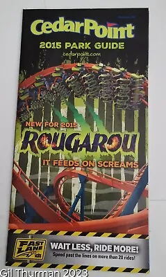 CEDAR POINT ROUGAROU 2015 Amusement Park Brochures • $7