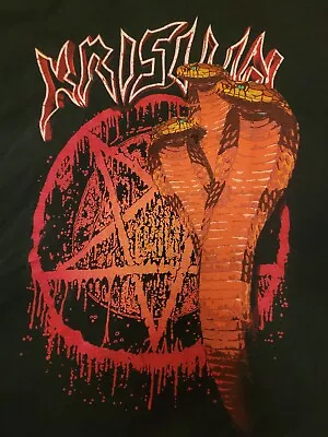 Krisiun Vintage  Envenoming America 2001  Tour Shirt For Ageless Venomous • $35