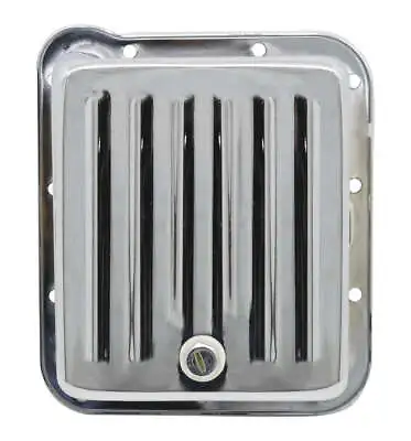 Fits Ford C4 Transmission Pan Case Fill Style Deep Sump 4  Chrome Steel Pan • $49.65