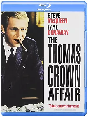 THE THOMAS CROWN AFFAIR  Blu-ray Steve McQueen  Faye Dunaway  Widescreen • $11.80