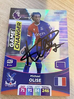 Match Attax 2023/24 Michael Olise Crystal Palace Signed • £2.99