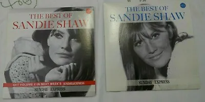 £2.15 • Buy Sandie Shaw - The Best Of - Vol. 1 & 2 - Sunday Express Promo CDS 14 Tracks 