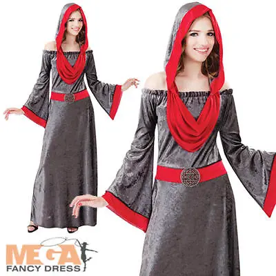 Gothic Medieval Princess Ladies Halloween Vampire Devil Womens Adults Costume • £5.99