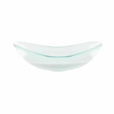 £52.99 • Buy Transparent 545 Mm Oval Glass Basin Counter Top Bathroom Sink Wash Bowl