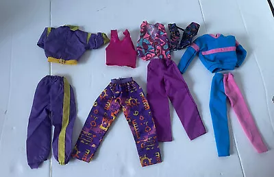 Vintage 1992 Mattel Barbie MY First KEN DOLL Clothes Hip Hop Hammer Pants Active • $28.99