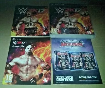 W2K17 WWE Sony Playstation 3 PS3 Game UK VAT INC Wrestling 2017 Pal CIB WWF NTSC • $42.16