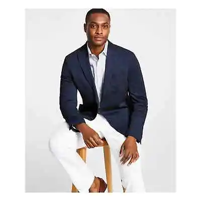 $295 Michael Kors Men's NAVY HEATHER Classic Fit Sport Coat 44R Yde1323a • $49.97