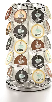 Nifty K Cup Holder – Compatible With K-Cups Coffee Pod Carousel | 35 K Cup Lazy • $25.05