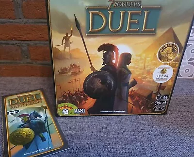 7 Wonders Duel Board Game + Pantheon Expansion And Broken Token Insert • £39.99