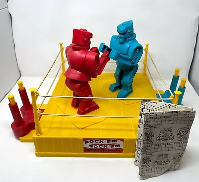 Vintage 1960s Rock’em Sock’em Robots By MARX With Manual Score Sheet • $90