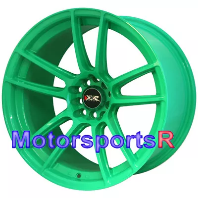 XXR 969 R Wasabi Green 18 X10.25 +20 Rims Wheels 5x4.5 98 99 03 04 Mustang Cobra • $499