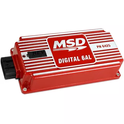 MSD Ignition Control Box 6425; 6AL Digital 135 MJ Red Aluminum W/ Rev Limiter • $365.56