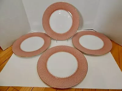 Set Of 4 Mottahedeh Red Lace Dinner Charger Plates 12  Excellent! #2 • $245