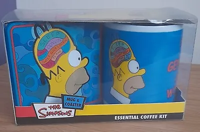 The Simpsons 'Homer Mug With Coaster' • £8