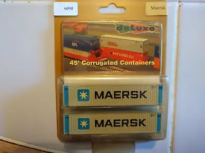 DeLuxe N 45' Containers Maersk (2) Rare • $19.98