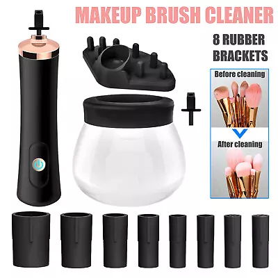 Electric Makeup Brush Cleaner Machine Portable Automatic Cleaning Beauty Tools • $13.95