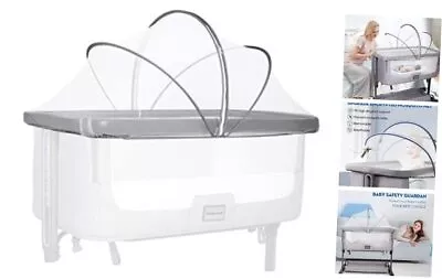  Bassinet Mosquito Net Cover For Baby Bassinet Cover To Bassinet Cover-white • $42.70