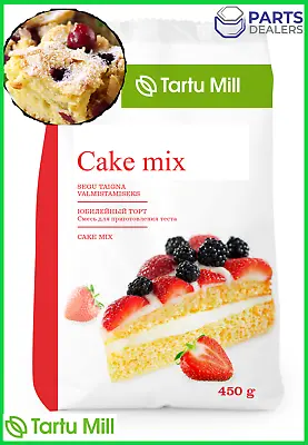10x 450g BAKING CAKE DOUGH MIX EASY TO USE PREMIUM QUALITY FROM TARTU MILL 4.5kg • £17.99
