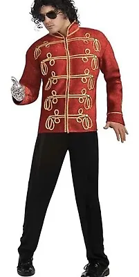 Michael Jackson Red Military Jacket Pop Star Halloween SZ Lg. Adult Costume New • $39.99