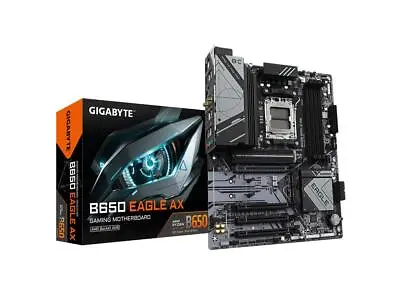 GIGABYTE B650 EAGLE AX AM5 LGA 1718 AMD B650 ATX  DDR5 Triple M.2 PCIe 5.0 US • $179.99