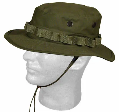 Military Issued OD Green Boonie Hat-NEW • $24.09
