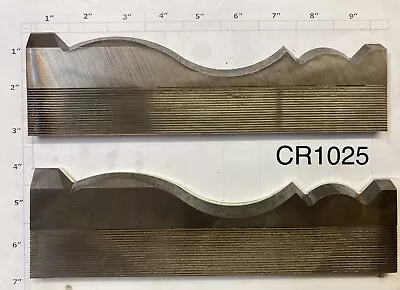 5/16 Corrugated High Speed Steel Molding Knives - Crown Molding Profile - • $175