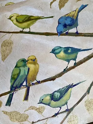 18 Vtg Blue Birds Placemats Song Birds Table Set Guide Quality Disposable Paper • $14.95