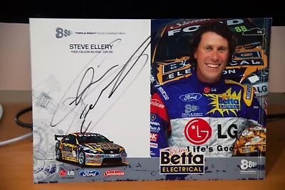 Steve Ellery #88 Betta Electrical 888 Racing V8 Supercar Signed Driver Card • $10