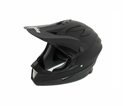 Cyclone ATV MX Motocross Dirt Bike Off-Road Helmet DOT/ECE Approved- Matte Black • $54.95