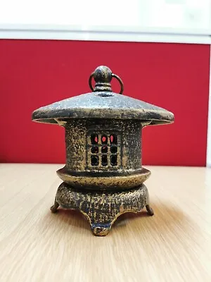 £60 • Buy Vintage Cast Iron Pagoda Tealight Candle Lantern Original