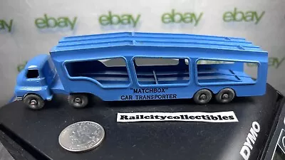 VINTAGE MATCHBOX ACCESSORY PACK No.2 A-2A-1 BLUE BEDFORD CAR TRANSPORTER TRUCK • $59.99