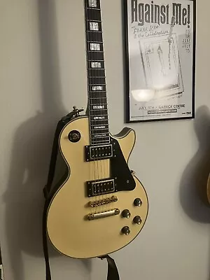 Epiphone Les Paul Custom Blackback Limited-Edition Electric Guitar Antique Ivory • $491