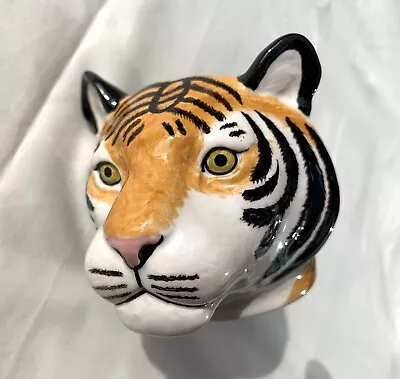 TIGER. ‘Tiger Face’ Large Animal Egg-cup By Quail. • £14