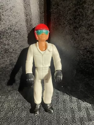 Vintage 1976 Fisher-Price Evil Knievel Action Figure White With Blue Stripes • $9.99