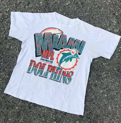 $18.99 • Buy Miami Dolphins Super Bowl T-shirt NFL Sport Football Team Vintage Men All Size