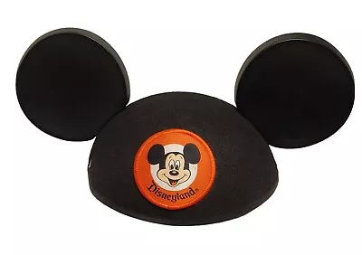 Classic Disneyland Adult Mickey Mouse Ears Hat With  Mickey  Embroidered On Back • $20