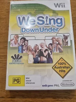 Mint Disc Nintendo Wii We Sing: Down Under Downunder Wii U Comp. - Inc Manual • $9.99