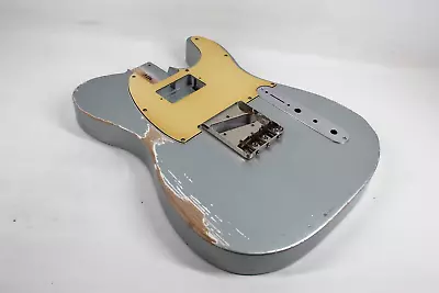 MJT Official Custom Vintage Aged Nitro Guitar Body By Mark Jenny VTT Inca Silver • $0.99