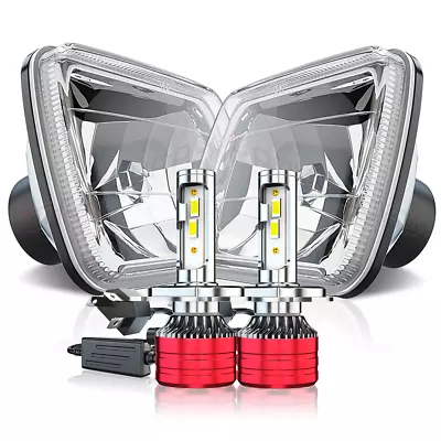 7x6  5x7 Inch Led Headlight High/Low Beam Fit Ford F150 F650 F750 E150 E250 E350 • $135.99